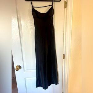 Zara satin maxi dress